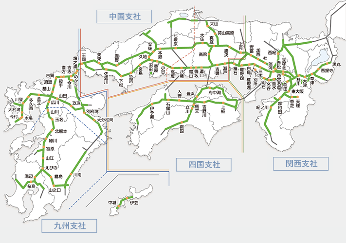 営業エリア地図