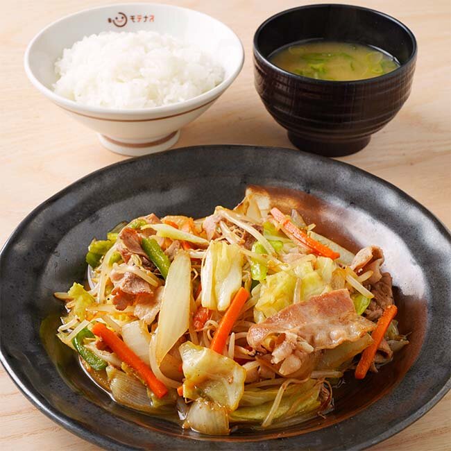 豚肉野菜炒め定食