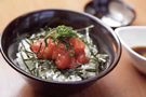 朱雀姫（トマト）の漬け丼